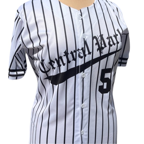 Central Park Five Tribute Jersey Baseball Hip Hop Streetwear Medium Large XL 2XL - Picture 3 of 9